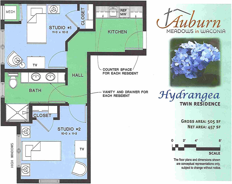 Hydrangea Floor Plan